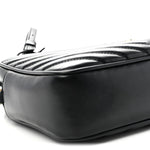 Calfskin Matelasse Monogram Lou Camera Bag Black