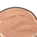Monogram Jumbo GG Malaga Kid Womens Princetown Slippers 38.5 Camel Ebony New Acero Beige