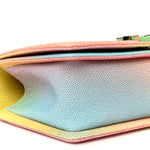 Caviar Quilted Medium Cuba Rainbow Boy Flap Multicolor