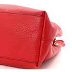 Pebbled Calfskin Medium Soho Chain Shoulder Bag Tabasco Red