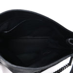 Calfskin Crocodile Embossed Monogram Medium Niki Shopping Bag Black