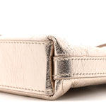 Metallic Calfskin Mini Voyou Bag Dusty Gold