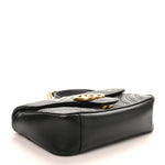 Calfskin Matelasse Mini GG Marmont Shoulder Bag Black