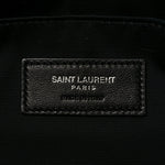 Linen Canvas Rive Gauche Zipped Pouch Black
