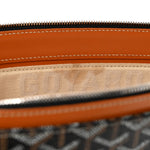 Goyardine Stripe Sac Marie Galante GM Black Gold