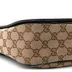 Monogram Flap Messenger Bag Beige Dark Brown
