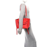 Grained Calfskin Mini Belt Bag Vermillion