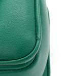 Calfskin Serpenti Reverse Micro Top Handle Emerald Green