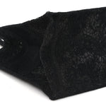 Canvas Embroidered Mesh Macrame Medium Toile de Jouy Soleil Book Tote Black