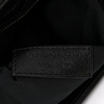 Calfskin Y Quilted Monogram Large Loulou Chain Satchel Black