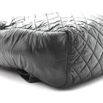 Nylon Quilted Coco Cocoon Backpack Black