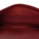 Lambskin Quilted Small Boy Flap Burgundy