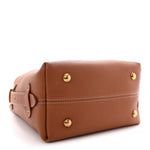 Grained Calfskin Low Key Hobo PM Cognac