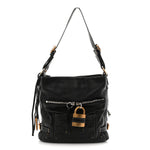Calfskin Paddington Hobo Black