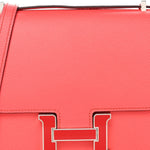 Epsom Enamel Constance 18 Rose Texas Rouge De Coeur