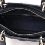 Lambskin Cannage Large Lady Dior Royal Blue