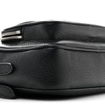 Grained Calfskin Small Camera Bag Black