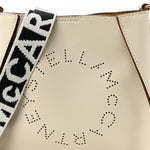 Eco Alter Nappa Perforated Logo Tiny Crossbody White