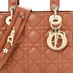 Calfskin Cannage Small My ABCDior Lady Dior Tan