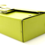 Vitello King FF Lines Embossed Baguette Soft Trunk Wasabi