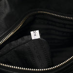 Tessuto Nylon Gaufre Tote Black