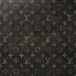 Brushed Monogram Rolling Trunk Black