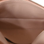 Grained Calfskin Extra Pocket Mini Pouch Creamed Honey
