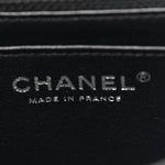Lambskin Quilted Mini Rectangular Flap Black
