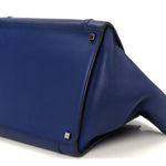 Supple Calfskin Medium Phantom Luggage Indigo