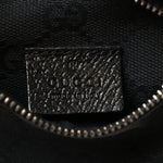 GG Monogram Double Pocket Belt Bag Black