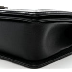 Caviar Quilted Medium Boy Flap Black