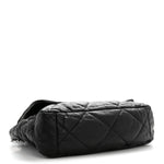 Goatskin Quilted Maxi Chanel 19 Flap Black