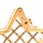 Metal CC Star Minaudiere Crossbody Gold