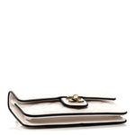 Lambskin Quilted Resin CC Mini Flap Bag White Black