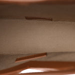 Smooth Calfskin Canvas Y Small Bucket Bag White Camel