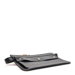 Calfksin Slim Belt Bag Black
