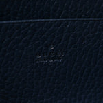 Dollar Calfskin Crystal Mini Dionysus Chain Wallet Blue Agata Black Diamond