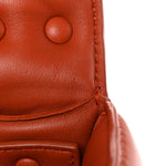 Lambskin Maxi Intreccio Padded Chain Cassette Crossbody Bag Clay