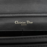 Calfskin J'Adior Wallet on Chain Pouch Black