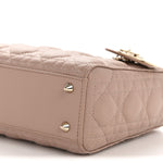 Lambskin Cannage Small My ABC Dior Lady Dior Blush