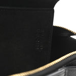 Grained Calfskin Micro Belt Bag Black