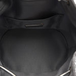 Satin Crystal Embellished Medium Piper Bucket  Silver Rhine