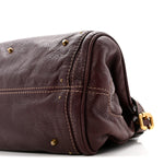 Calfskin Medium Paddington Satchel Chocolate