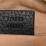 Calfskin Web Mini Ophidia Shoulder Bag Black