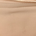 Shiny Crumpled Lambskin Quilted Small Preppy Pocket Clutch With Chain Beige