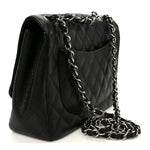 Caviar Quilted Jumbo Single Flap Black