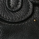 Calfskin Small Paddington Satchel Black