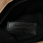 Calfskin Y Quilted Monogram Medium Loulou Chain Satchel Nude Powder