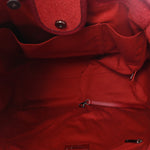 Lurex Boucle Medium Deauville Tote Red