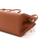 Vegan Leather Small Shopping Bag Tan